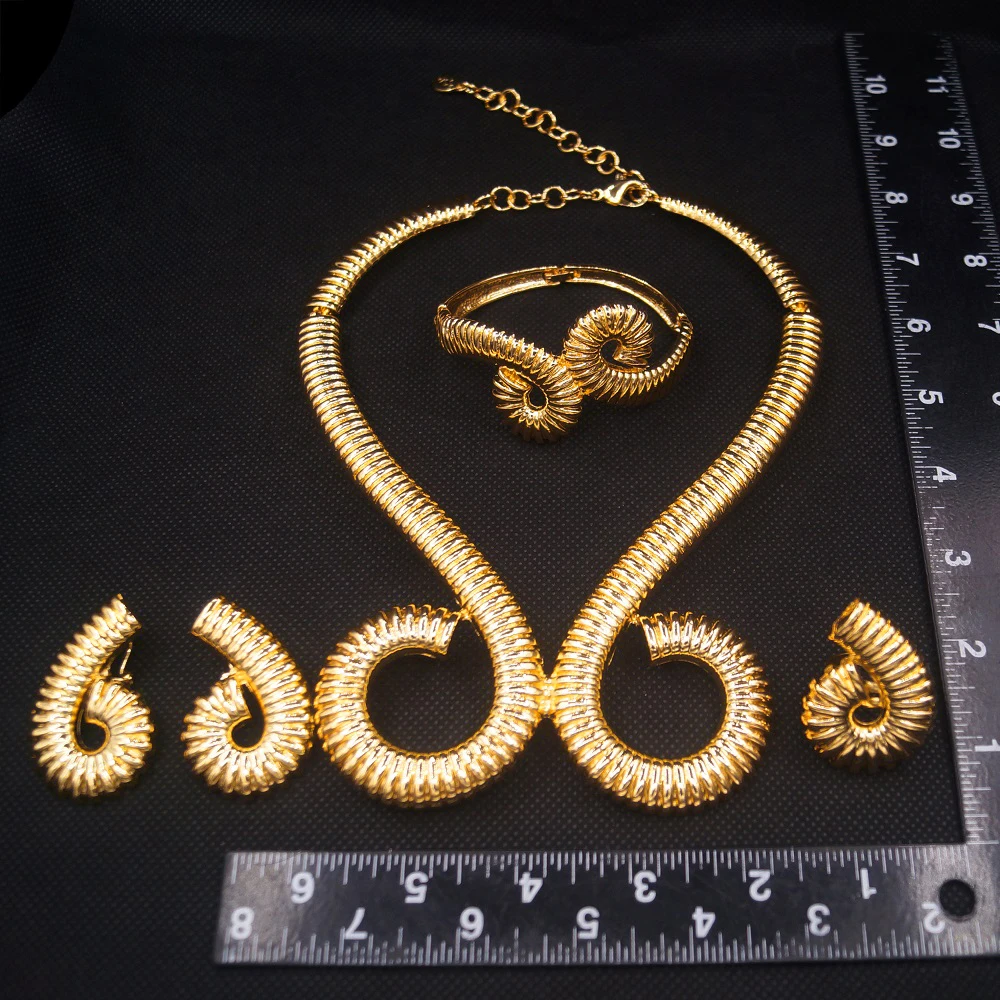 Sun Wukong Bridal Jewelry Set: Necklace, Bracelet & Earrings