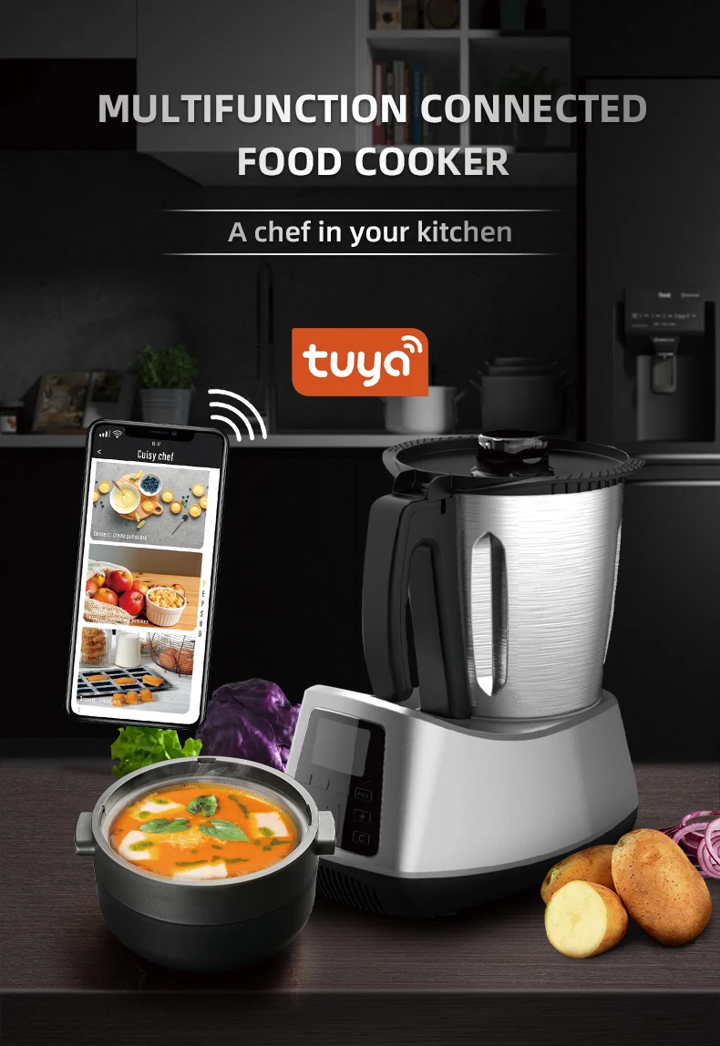 Thermomixer All In One Thermo Cooker Multifunctional Cooking Robot