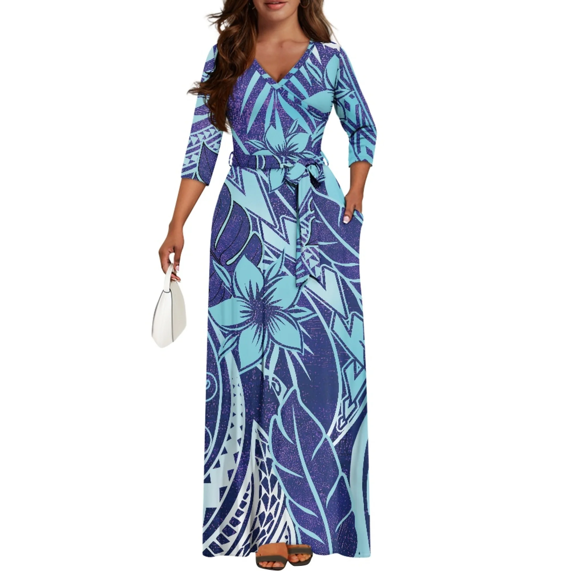 burnout velvet dress Raven Velvet Burnout Dress Navy / XS by Hale Bob | Exclusive Designer Clothing main image 1