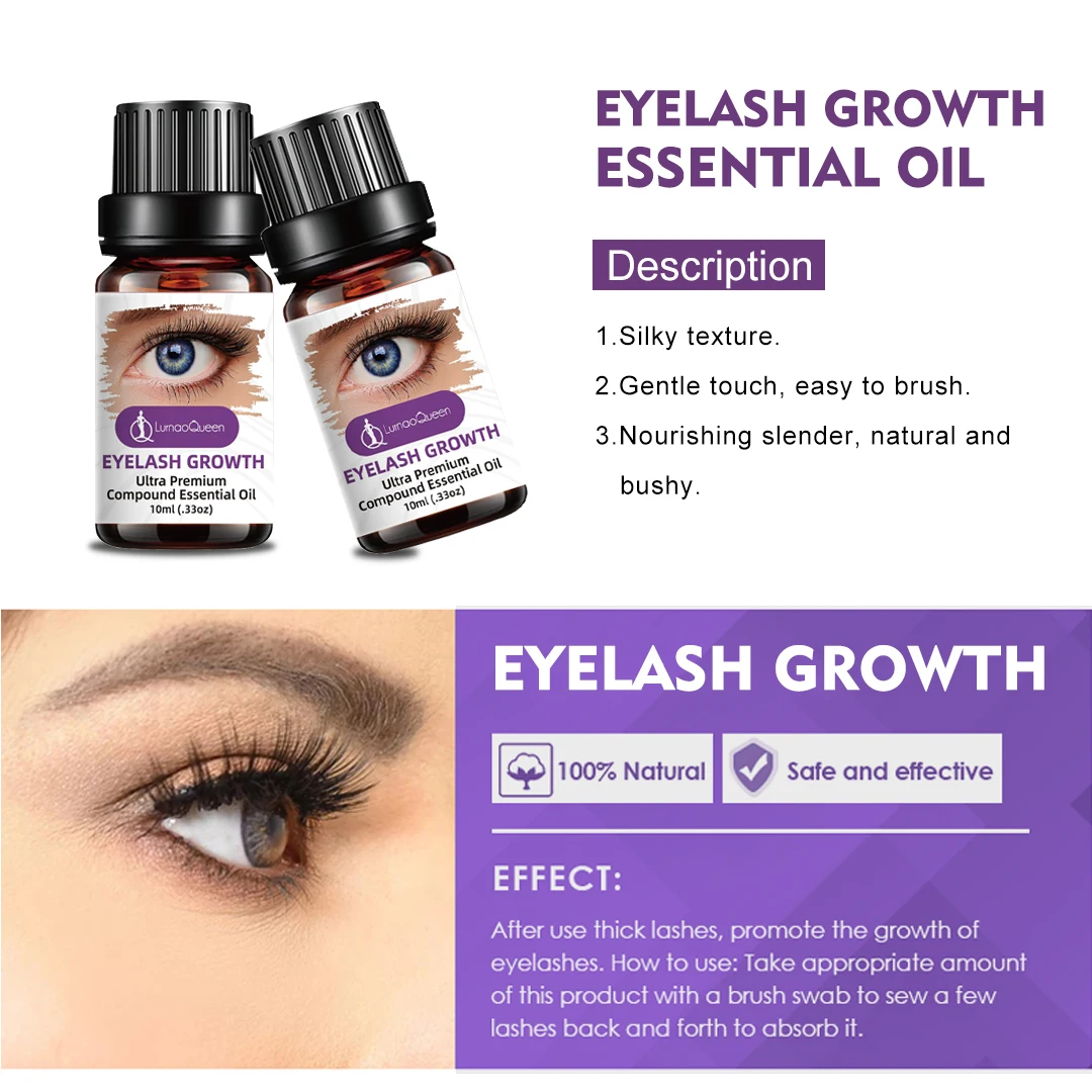 Eyelash Growing Serum 10ml Compound Eyelash Growth Essential Oil