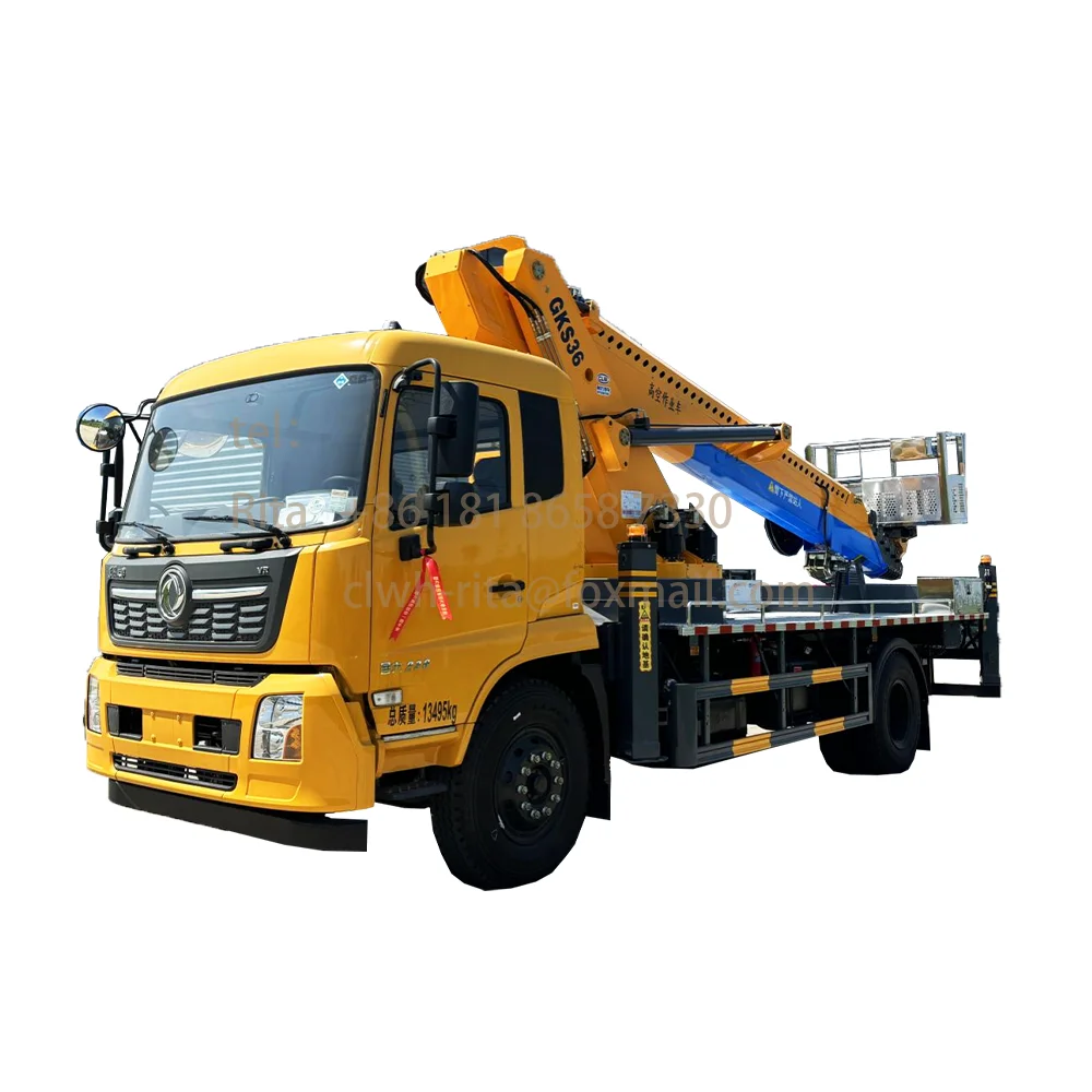 Plataforma Elevatória com Design Popular, Fabricante da China Vende Peças para Plataforma Elevatória 36m, Caminhão com Plataforma Elevatória