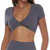 Short Top Gray