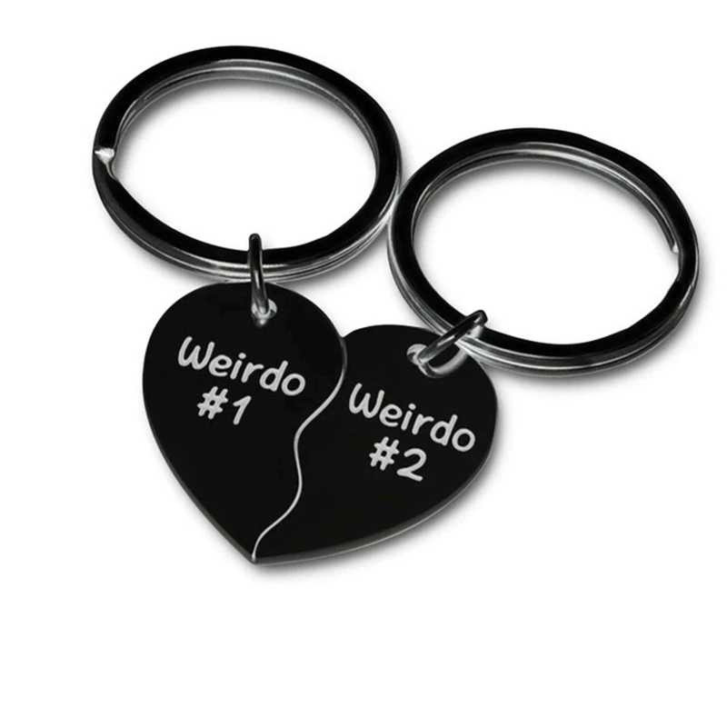 Portachiavi Migliore Amica Con Scritta 'Every Tall Girl Needs A Short Best Friend' – Regalo BFF In Acciaio, Argento
