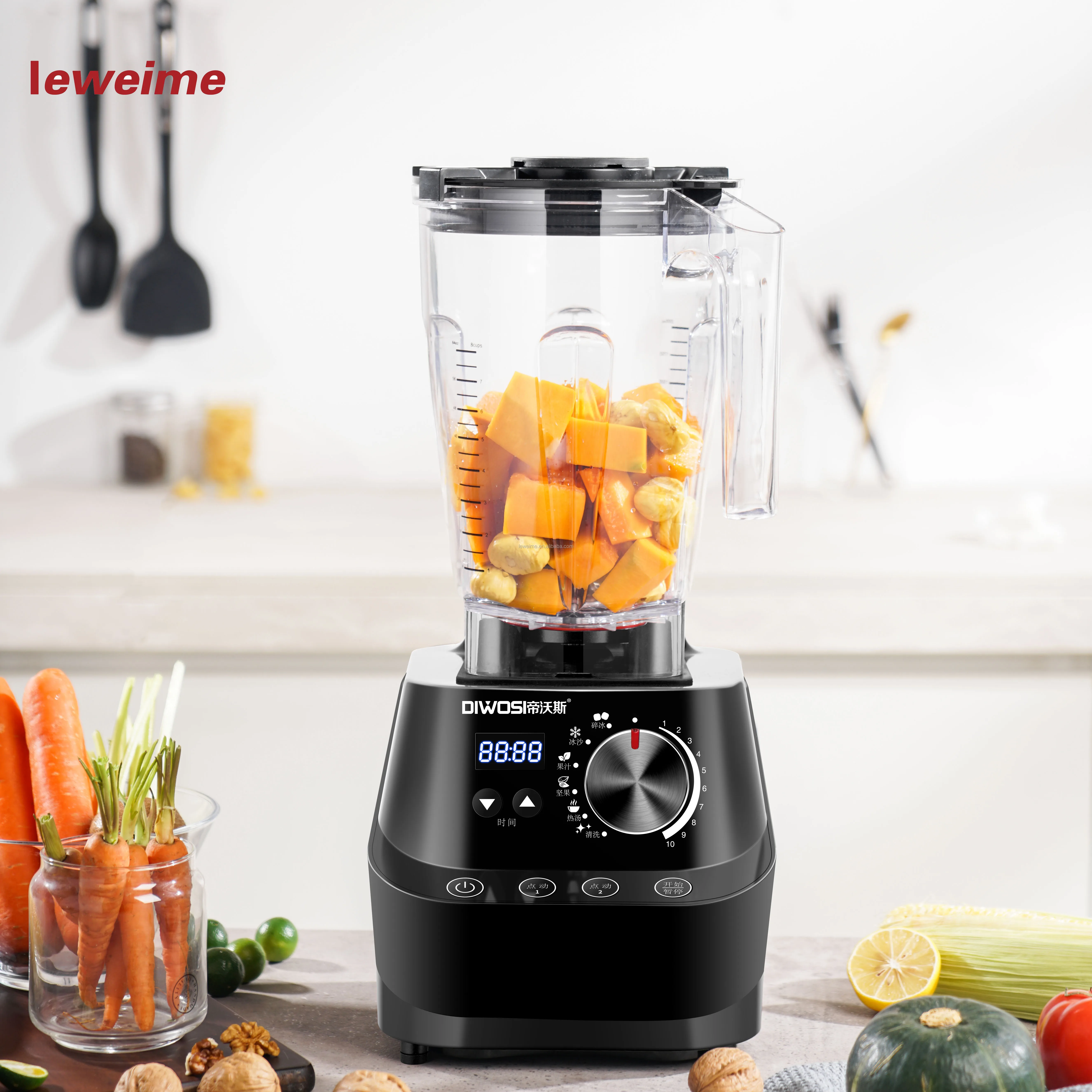 Smart Kitchen Appliances Fresh Juicer Blender High Speed Breaking Ice Multifunction Commercial