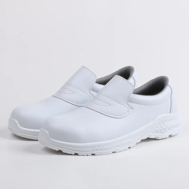 Medical Hotspital Convenient Doctor Nurse Steel Toe Work Boots Safety Shoes  Pull on for Men Female Anti-Static