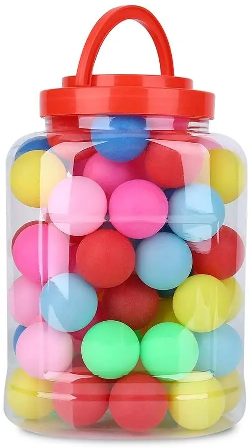 ifundomポンボール、番号付きビールポンボール40 mmラッフルボール、ビンゴゲームボールカラフル番号付きポンボールエンターテイメントビンゴゲーム抽選機用 ポンボム PONG BOMB 室内 遊び バウンド ボール カップ