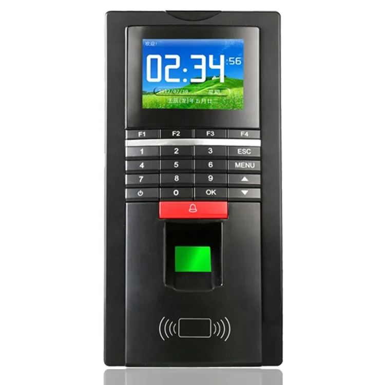 F20 Biometrics Screen Fingerprint Button Rfid Access Control