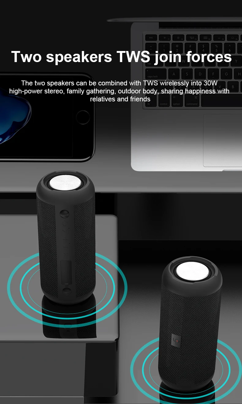 Top sellers 2021 for amazon bluetooth speaker waterproof outdoor wireless portable speaker - ANKUX.COM