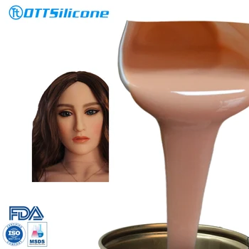 Skin Safe Platinum Silicone Of Human Body/Silicone Mask/Prosthetic Silicone RTV-2