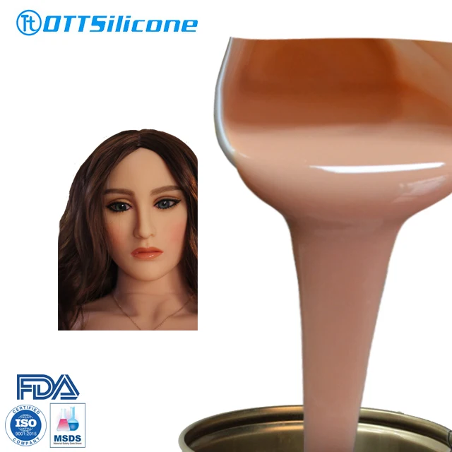 Skin Safe Silicone for Human Body/Silicone Mask/Prosthetic RTV-2 Silicone