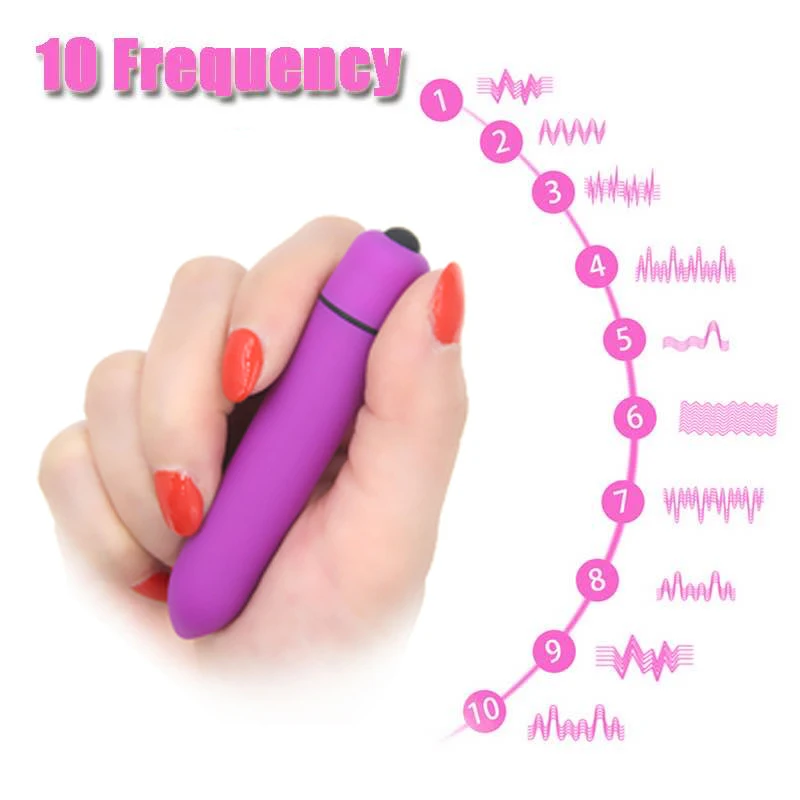 10 Speeds Mini Bullet G Spot Vibrator For Women Adult Sex Toys Massage