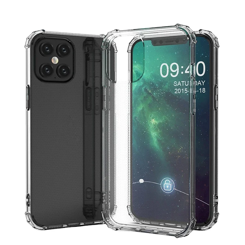 Custom Logo Mobile Phone Cases And Covers Cell Phone Back Cover TPU Protective Mobile Phone Case For iPhone 12 mini 12 pro max