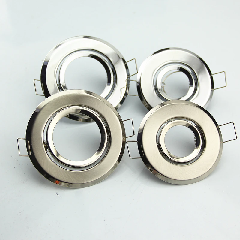 Round Mounting Recessed Led Ceiling Light MR11 Fitting Fixtures Lamp Holders LED Spot Light Frame