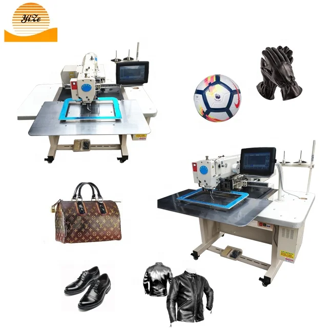 Electric Clothing Pattern Making Automatic Computer Control Programmable Leather Pattern Bag Backpack Dog Collar Sewing Machine
