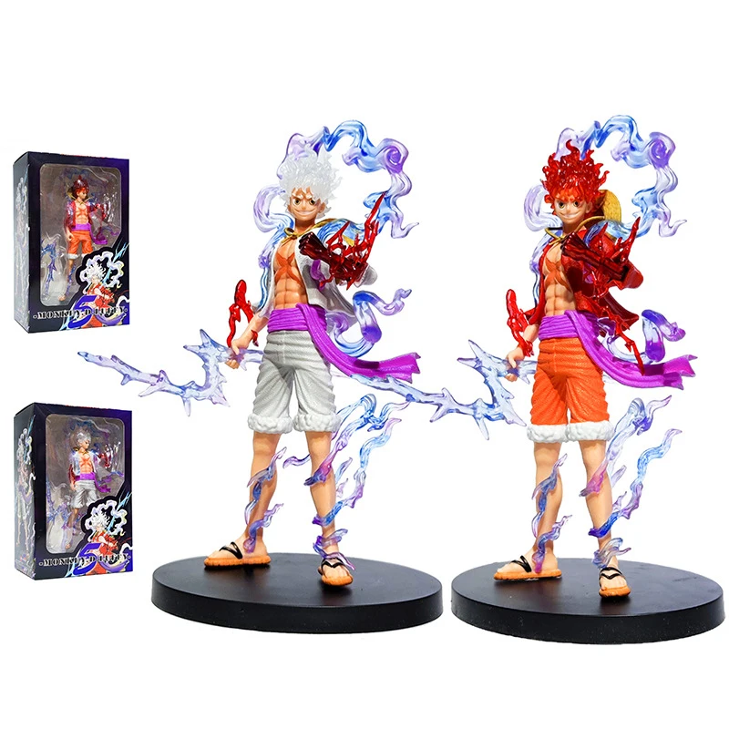 Da-iCE フィギュア 5人✨ NINJAMO Luffy Gear 5 White Hair One Anime Piece Statue