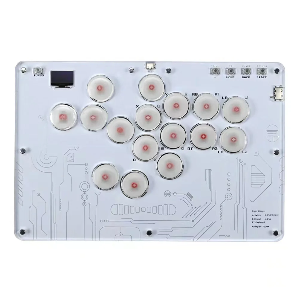 Hitbox 16Keys All-Button Controller  Arcade Stick for PC/Ps3/Ps4/Switch/Steam Duelpad Leverless Controller
