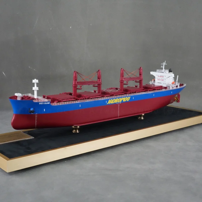 【LAC】O.A.S Ship Model Factory | 65cm JADROPIOU Simulation Bulk Cargo Ship Model - Customized Boat Builder Model