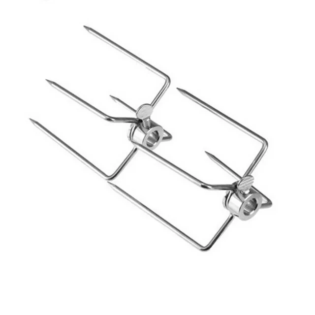 Rotis Kit Universal Stainless Steel BBQ Rotisserie Kit Chromed Roast Spit Set for ...