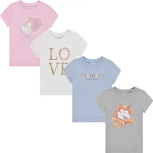 OEM Manufacture Custom Printed Logo Summer T-Shirt 100% Cotton Short Sleeve Children T Shirts