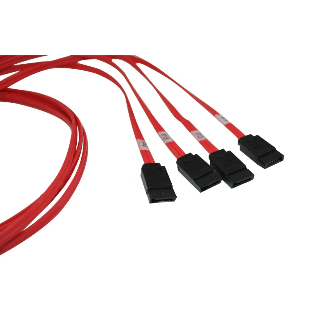 SAS Cable Mini SAS to SATA Cable SAS 1 to 4 Data Transfer Hard Disk Data Transfer Cable
