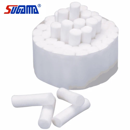 White disposable dental consumables 38mm cotton dental roll