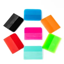 10cm Professional Squeegee Colour Mixture Window Soft Silicone Rubber Ppf Squeegees For Auto