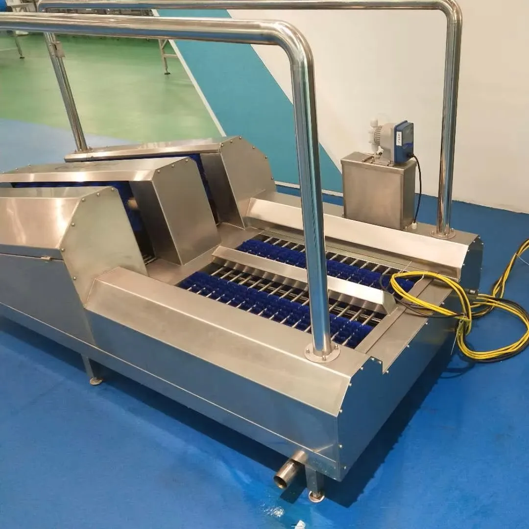 Smart boot washing system for industrial plants, slaughterhouses and processing plants