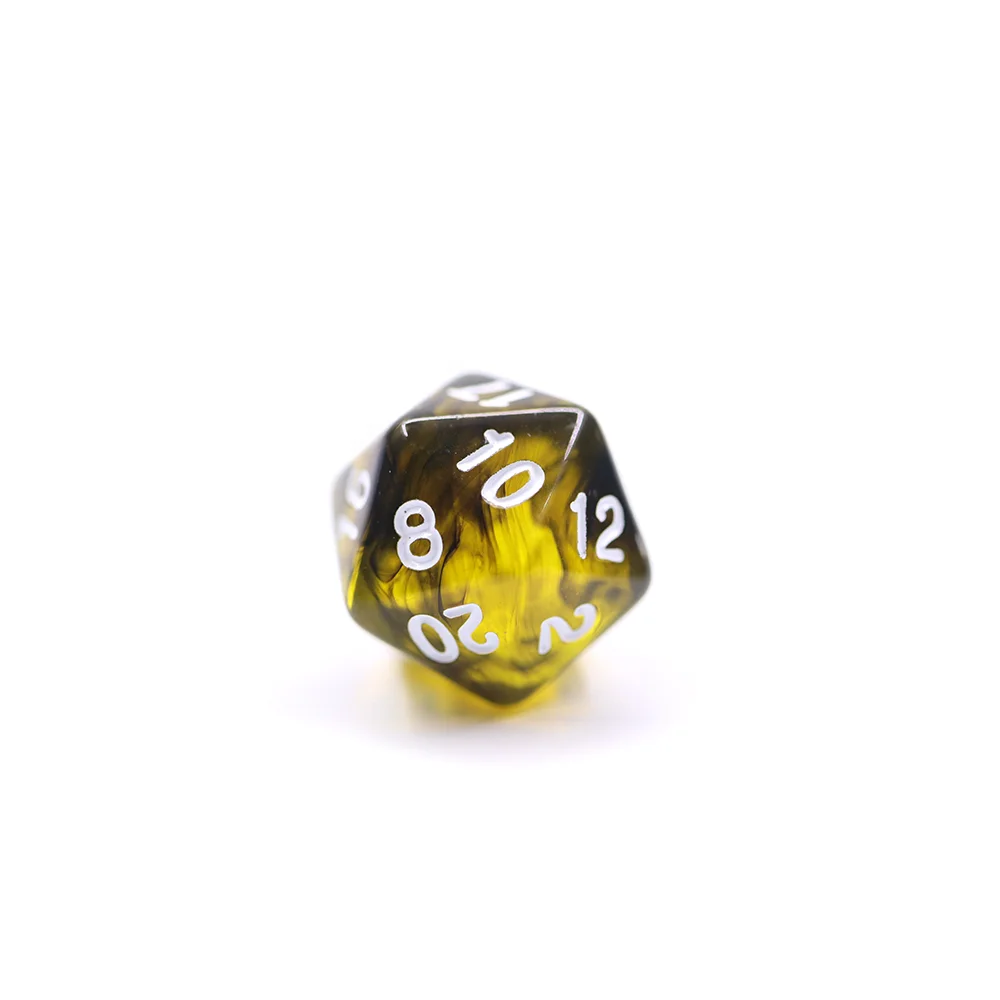 Custom Polyhedral Acrylic RPG D&D Dice for DND Games