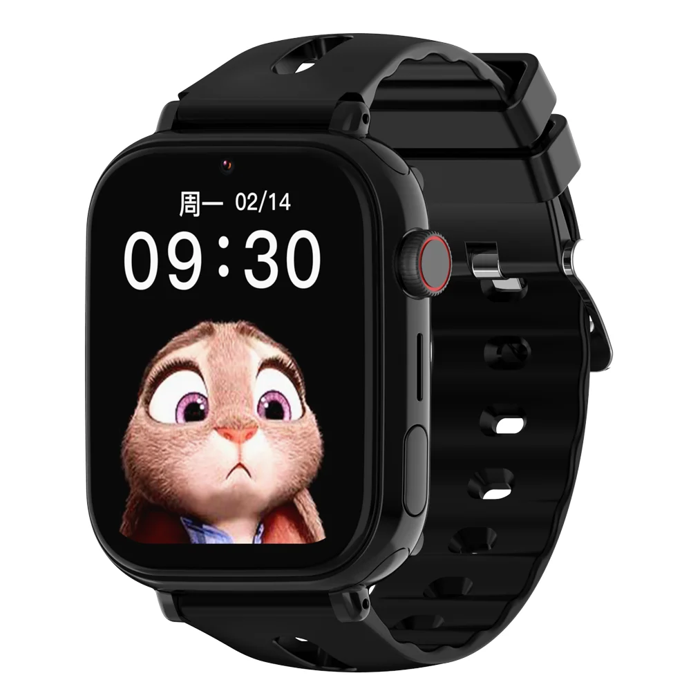 Wonlex RTOS 4G Sim GPS Kids Smart Watch CT20 Children Wearable Devices Rotating Crown GPS SOS Camera Tracking Safety Watch pink