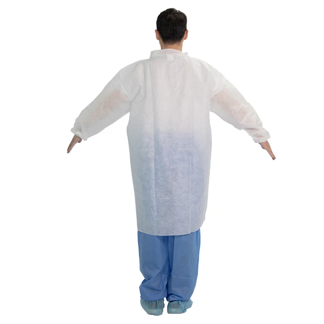 Professional factory medical lab coat  disposable lab coat splash protection