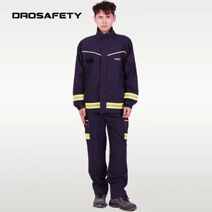 Aramid Welding Mining Mechanic Jacket Pants Sets Anti Arc Flame Retardant Workwear Work Suits