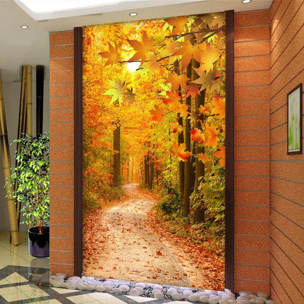 Custom Photo 3D Wallpaper Forest Sunshine Waterfall Running Water Living  Room Entrance Wall Murals Wall Paper,250x175cm, Wallpaper - Amazon Canada