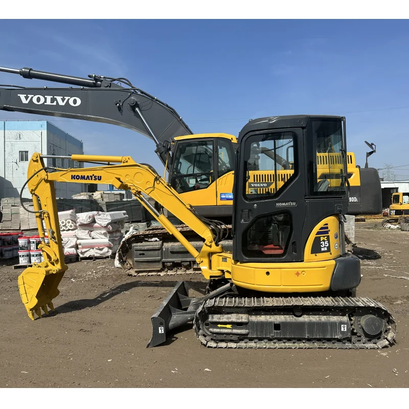 Used Engineering Construction Machinery komatsu Pc35mr Mini Excavator ...