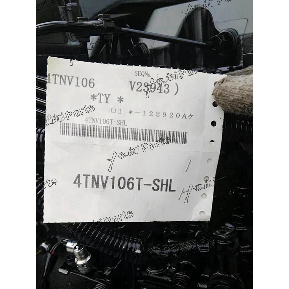 4TNV106 Complete Diesel Engine Assy 4TNV106T-SHL for Yanmar Diesel Overhaul Kit 4