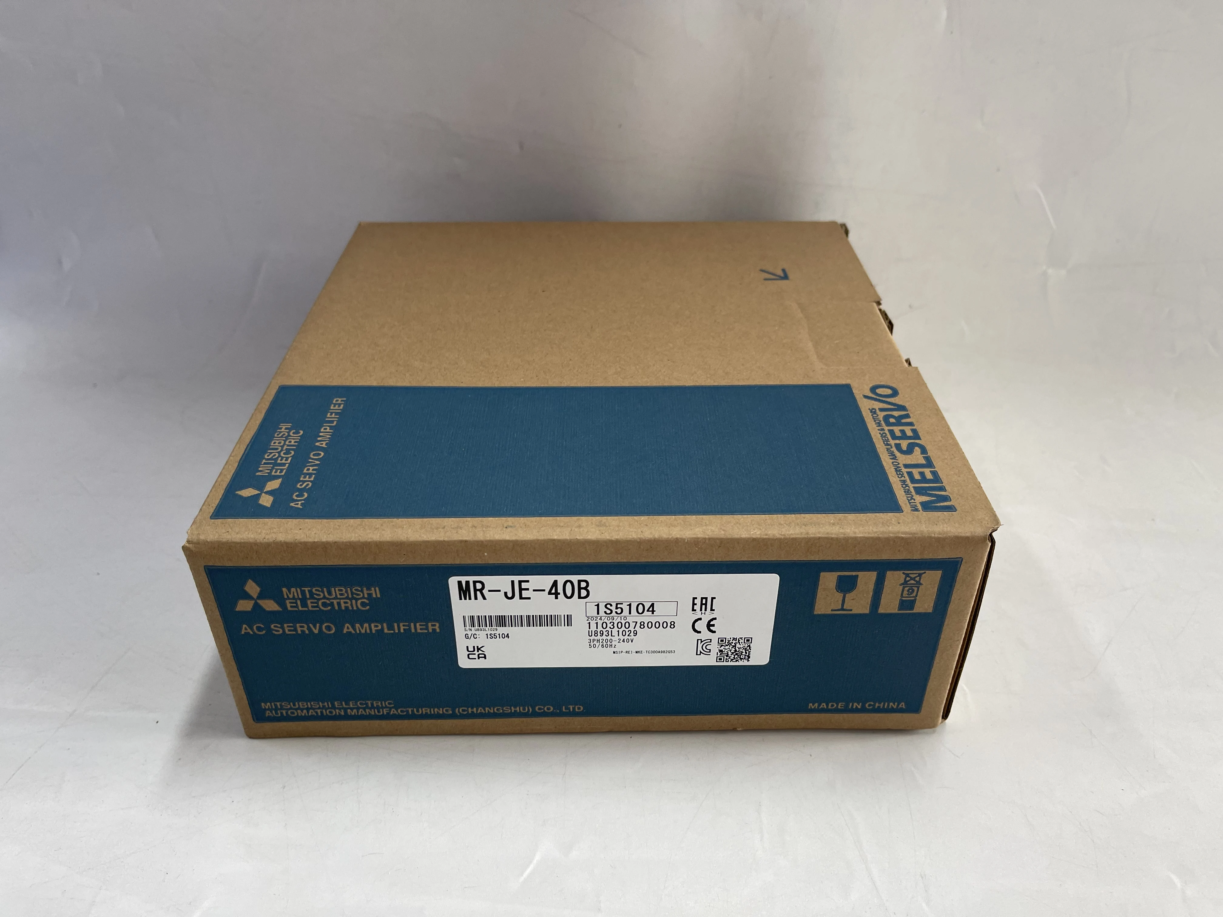 Mitsubishi MELSERVO JE Series AC Servo Amplifier MR-JE-40B
