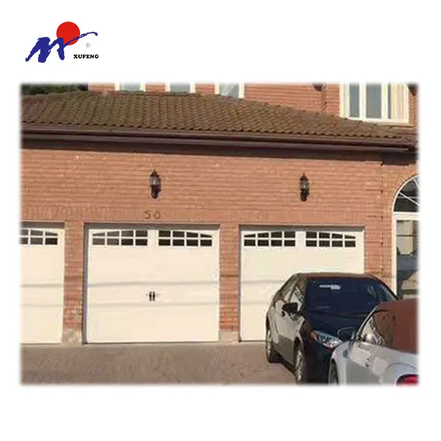 Automatic Steel Garage Door Panels with Modern Design Thermal Insulation Security Features for Villa Garage
