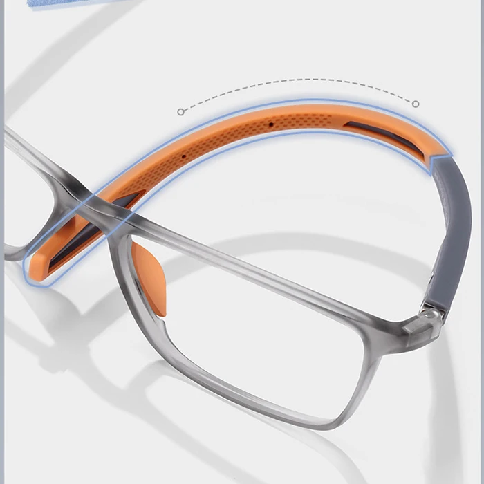 Full Rim Square Optical Glasses Men Frame Sports Prescription