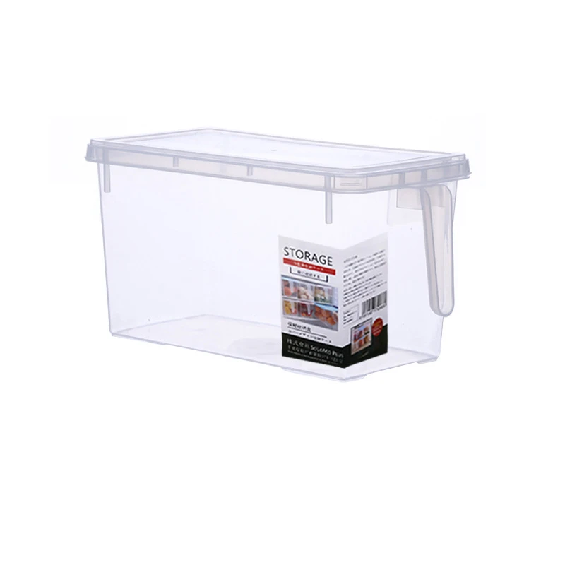 Square Handle Food Storage Organizer Boxes Sealed Home Organizer Food Container Refrigerator Storage Boxes details