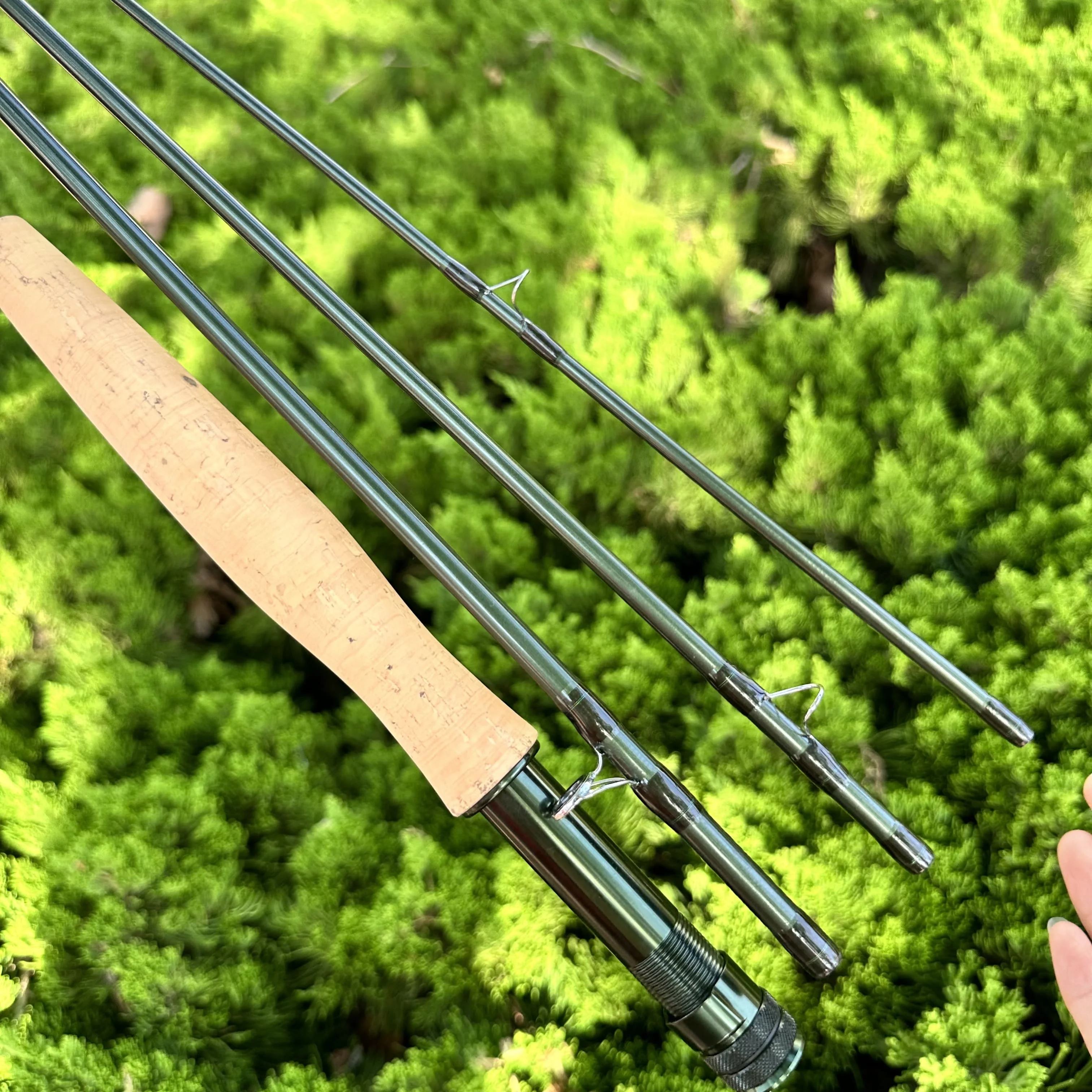 SEEHOO New Custom 12ft Toray Carbon Fiber Fly Fishing Rod 4 Section  Portable Spey Rod 2 Hand Fly Fishing Rod Blanks
