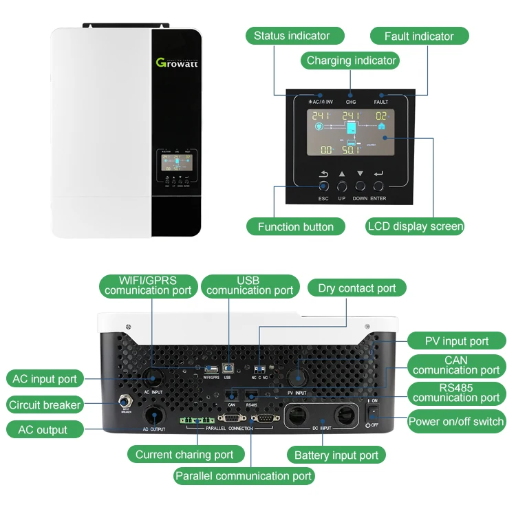 Growatt MPPT Hybrid Inverter 10KW - Efficient Solar Power