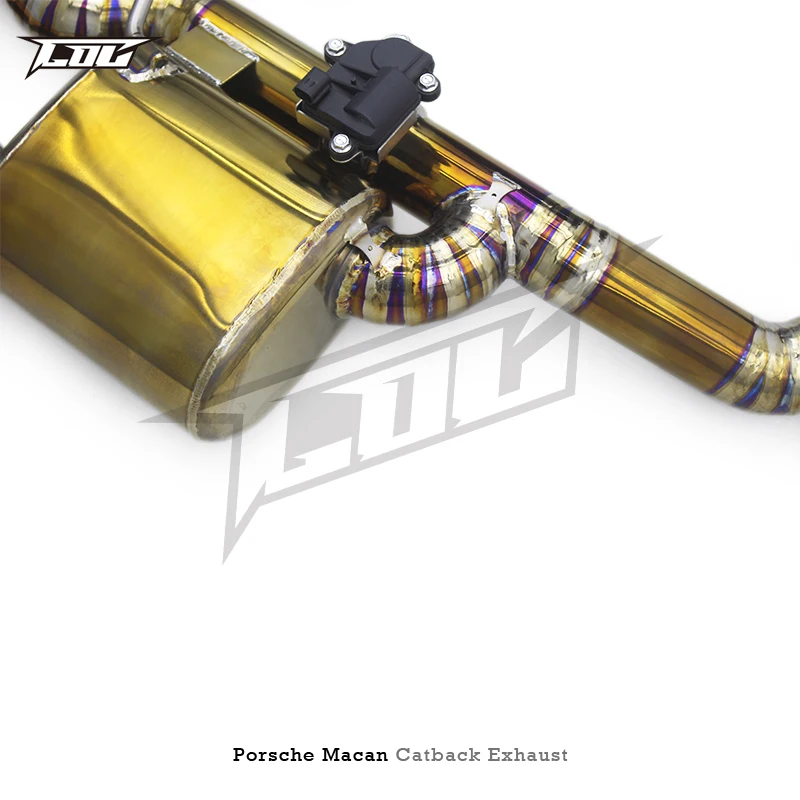 Custom Titanium Tuning Catback Exhaust for Porsche Macan 3.0T 2014-2023 Valvetronic Exhaust Catback System