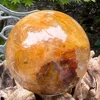 Bola de flor de goma amarilla