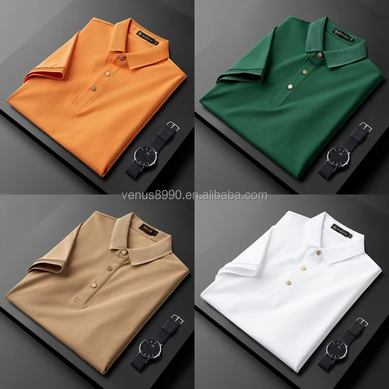 Polo Wholesale Men's Tshirt Casual Men's Polo Shirt Short Sleeved