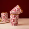 [50 Thick Gold Foil Paper Cups] Magpie Brings Good News
