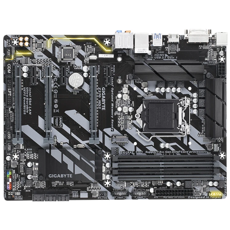 GIGABYTE Z370 HD3 ウルトラ耐久性マザーボード（Z370チップセット搭載