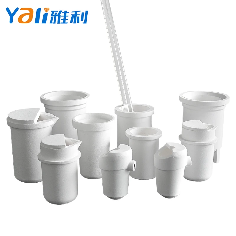 1-4KG Melting Quartz Crucible Ceramic Outer Shield Ceramic Crucibles Smelting Shields Casting Mold Jewelry Tools