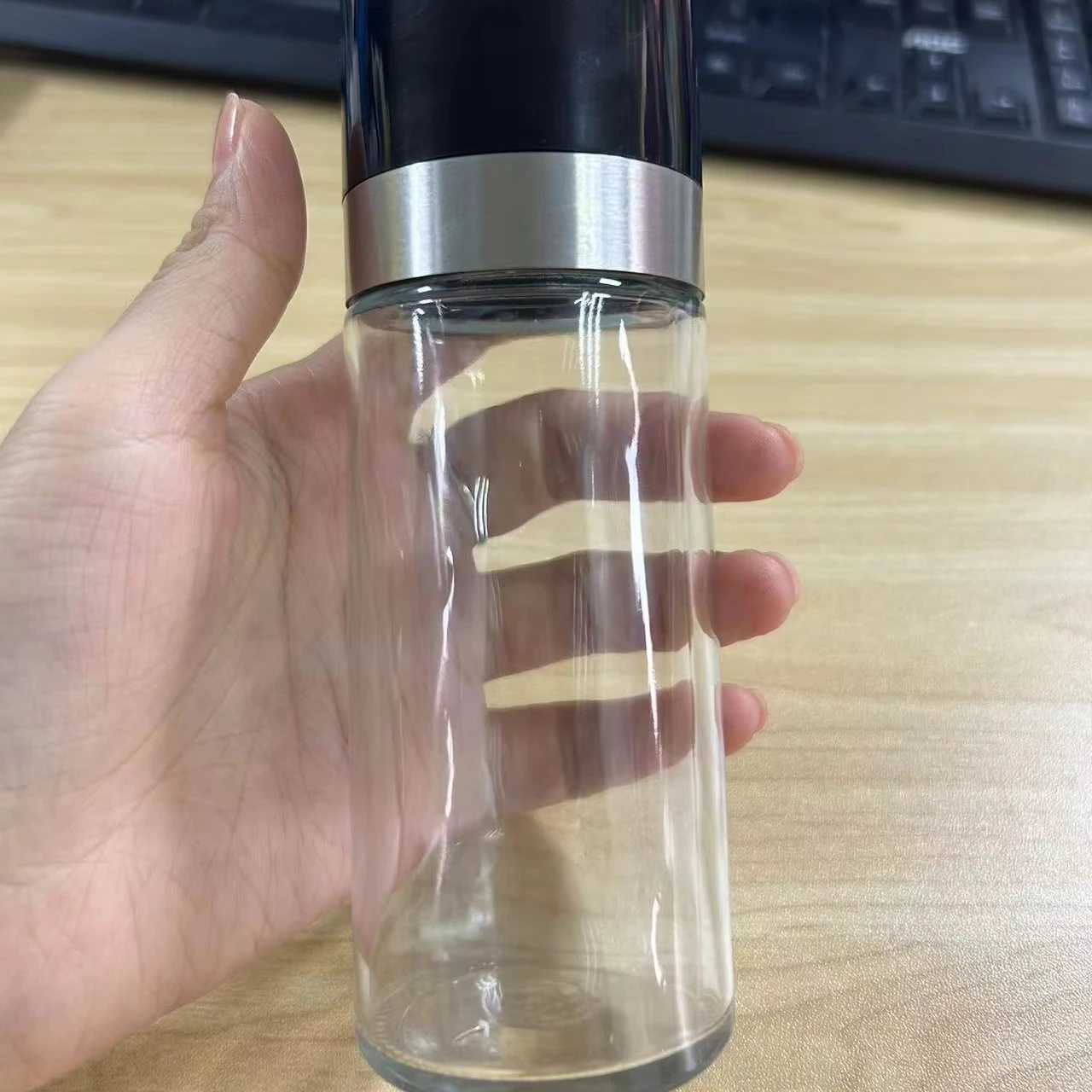 Bubble Salt or Pepper Mill 20cm in Green