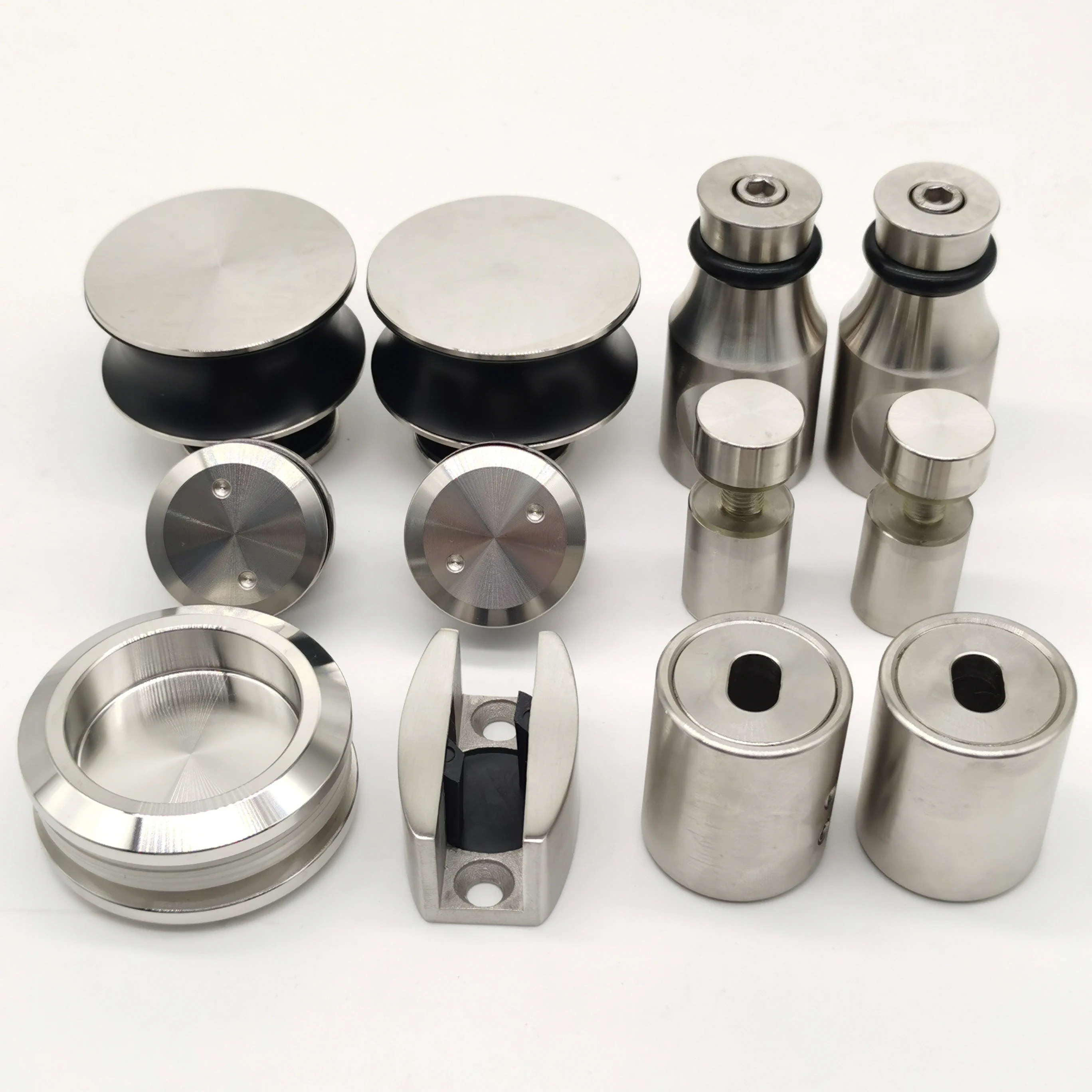 Раздвижные комплекты для душа из закаленного стекла дверные аксессуары системы стеклянных