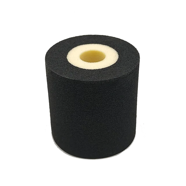 Black customizable size hot solid ink roller ho stamp ink roll 36*32mm for coding machine expiry date printing