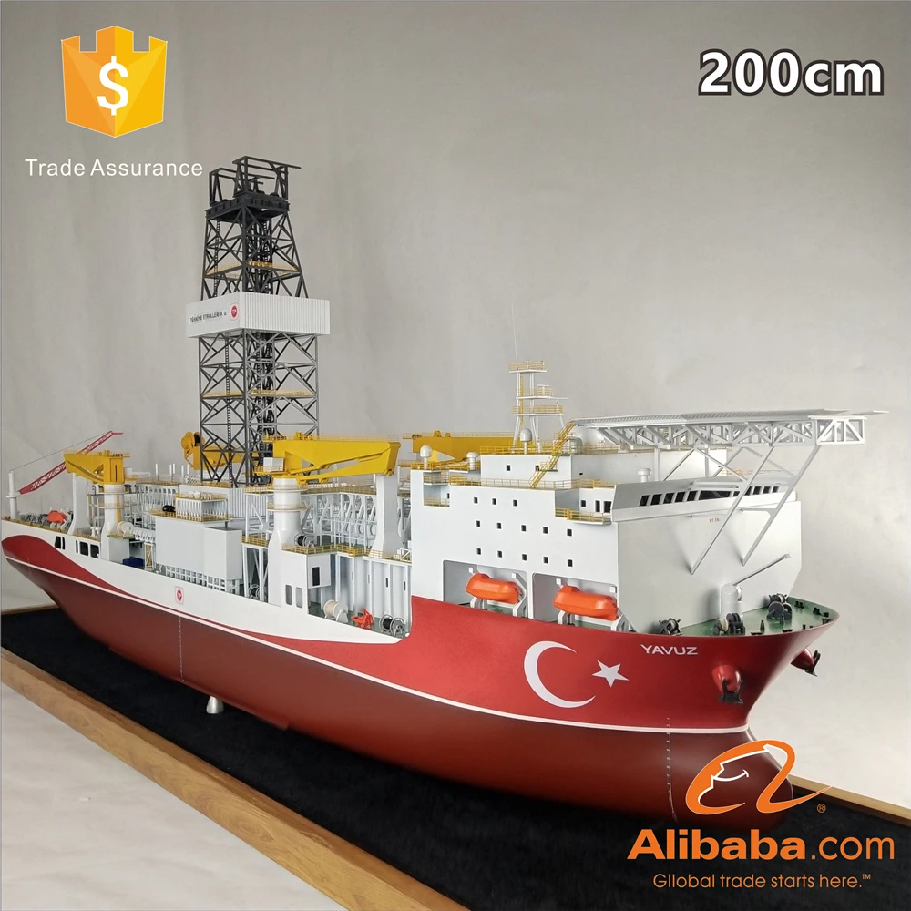 200cm Drilling ship model Engineering ship model Oil Tanker model Admiralty Shipyard O.A.S shipmodel